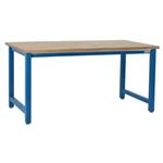 BenchPro Kennedy Series Workbench, Solid 1-3/4" Butcher Block Top, 6,000 lb Cap., Blue